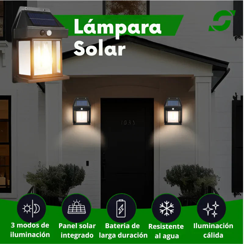 Lampara solar con sensor de movimiento - PAGA 2 LLEVA 3